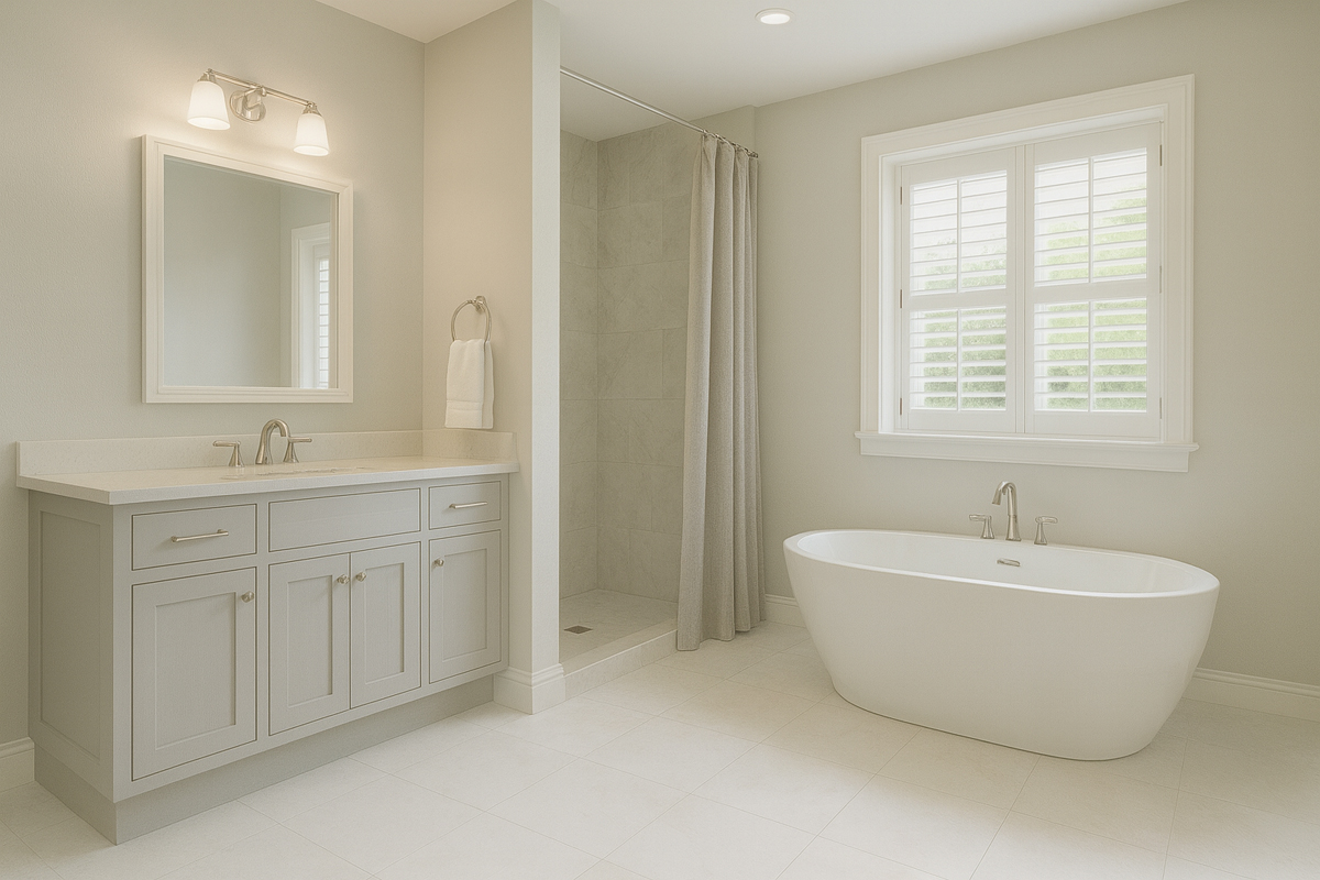Bathroom flooring