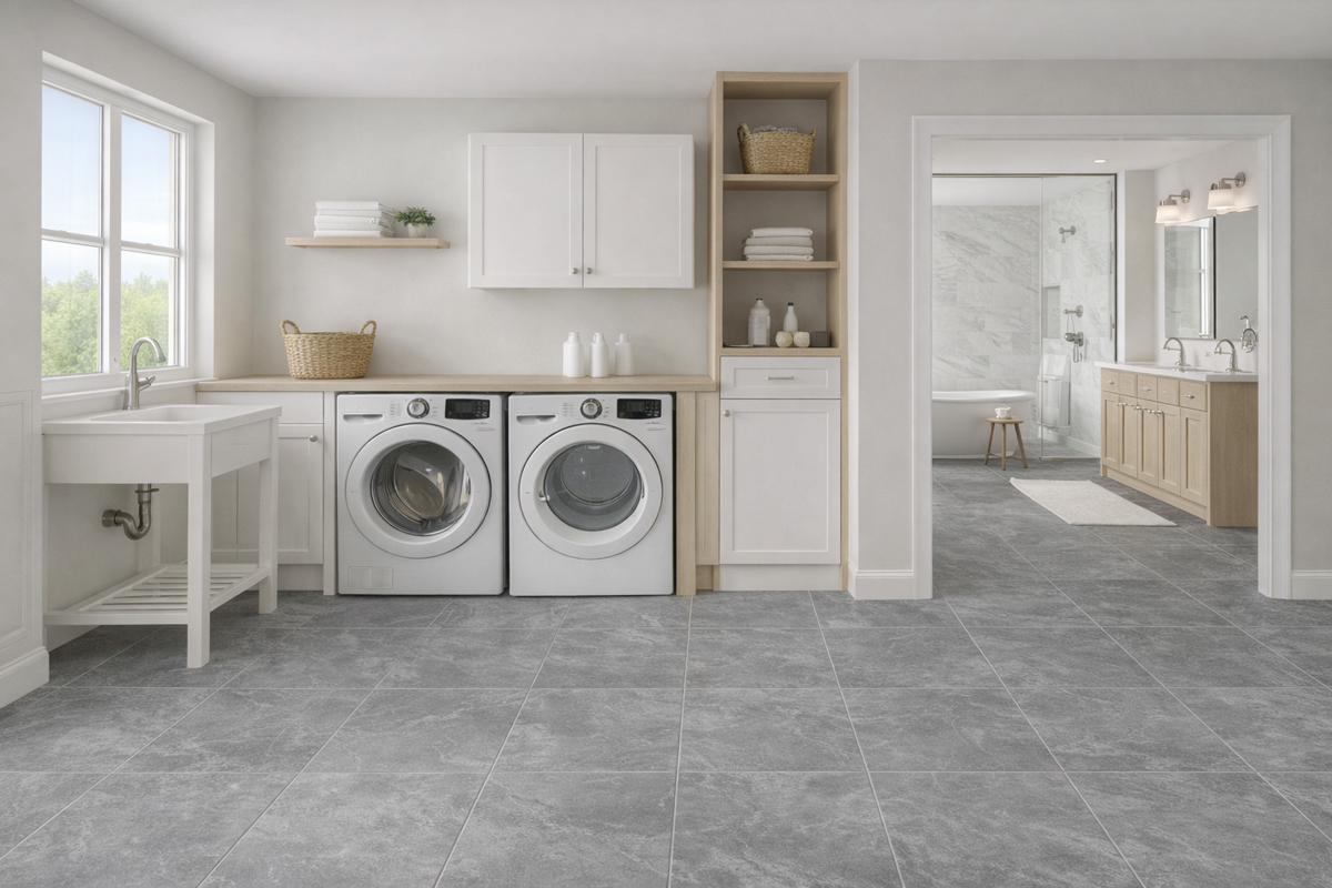 Laundry room flooring